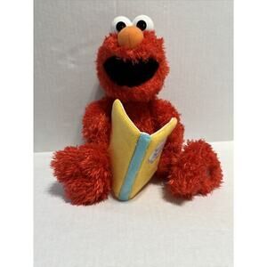 Sesame Street Gund Nursery Rhyme Talking‎ Elmo Reads 5 Classic Stories 2017 15"